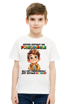 Koszulka Dziecięcia - Gotowy na przedszkole