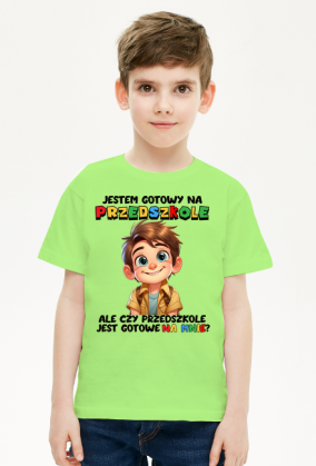 Koszulka Dziecięcia - Gotowy na przedszkole