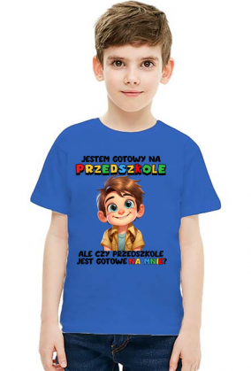 Koszulka Dziecięcia - Gotowy na przedszkole