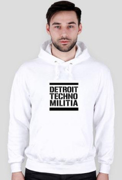 DTM - bluza z kapturem (biała)