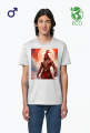 Ekologiczna koszulka T-Shirt z nadrukiem Fantasy Czerwony Indianin 1