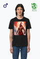 Ekologiczna koszulka T-Shirt z nadrukiem Fantasy Czerwony Indianin 1