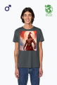 Ekologiczna koszulka T-Shirt z nadrukiem Fantasy Czerwony Indianin 1