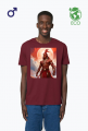 Ekologiczna koszulka T-Shirt z nadrukiem Fantasy Czerwony Indianin 1