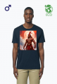 Ekologiczna koszulka T-Shirt z nadrukiem Fantasy Czerwony Indianin 1