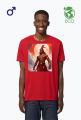 Ekologiczna koszulka T-Shirt z nadrukiem Fantasy Czerwony Indianin 1