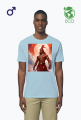 Ekologiczna koszulka T-Shirt z nadrukiem Fantasy Czerwony Indianin 1