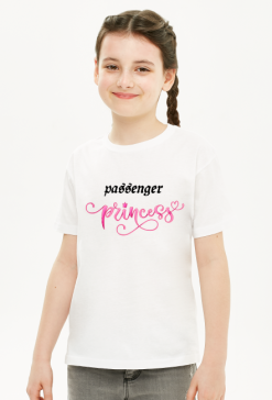 Passenger Princess biała koszulka dziewczynka