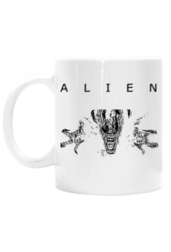 Kubek biały Alien