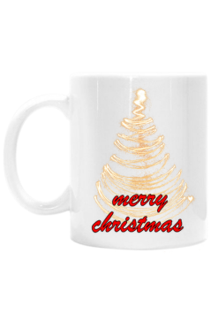 Kubek biały Merry Christmas