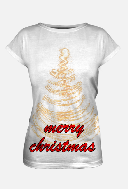 Koszulka damska Merry Christmas Święta Fullprint