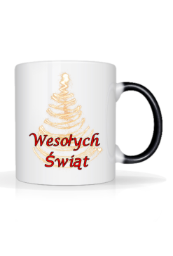 Kubek zmieniający kolor Wesołych Świat - 2S