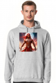 Bluza z kapturem z nadrukiem Fantasy Czerwony Indianin 2