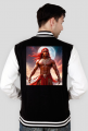Bluza college nadruk na plecach Fantasy Czerwony Indianin 2