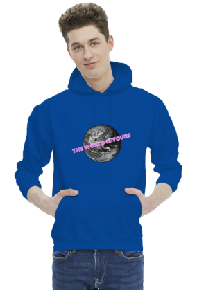 Bluza męska biała The world is yours