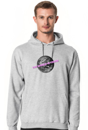 Bluza męska biała The world is yours