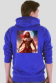 Bluza z kapturem z nadrukiem Fantasy Czerwony Indianin 2