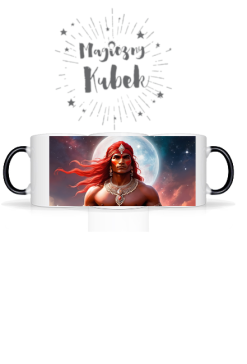 Magiczny kubek Fantasy Czerwony Indianin 2