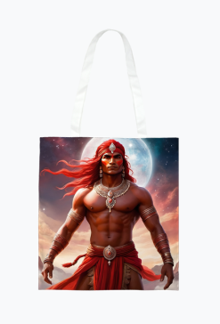 Torba na zakupy full print Fantasy Czerwony Indianin 2