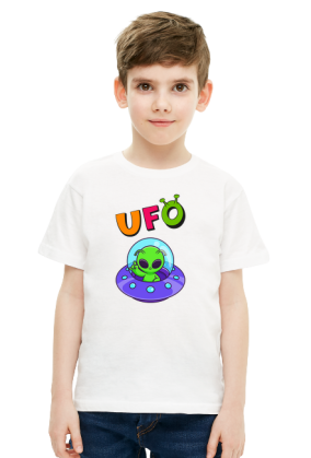 Koszulka dziecięca UFO Kosmita