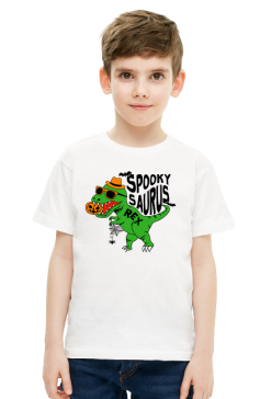 Koszulka dziecięca Halloween Dinozaur