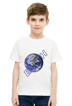 Koszulka chłopięca Earth Ziemia