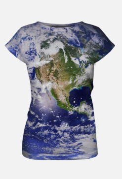 Koszulka damska Earth Ziemia Fullprint