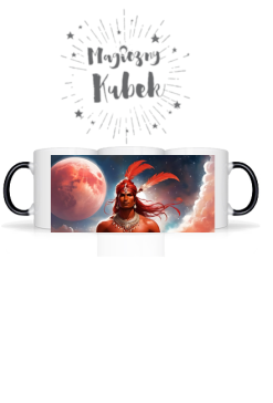 Magiczny kubek Fantasy Czerwony Indianin 3