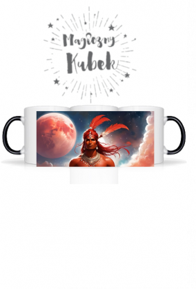 Magiczny kubek Fantasy Czerwony Indianin 3