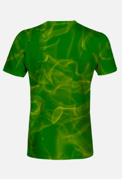 Koszulka męska Green flames Fullprint