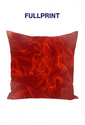 Poduszka Red flames Fullprint