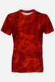 Koszulka męska Red flames Fullprint