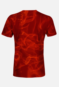 Koszulka męska Red flames Fullprint