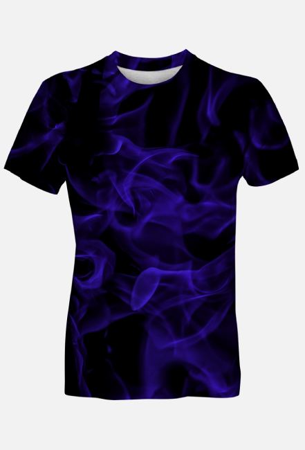 Koszulka męska Blue flames Fullprint