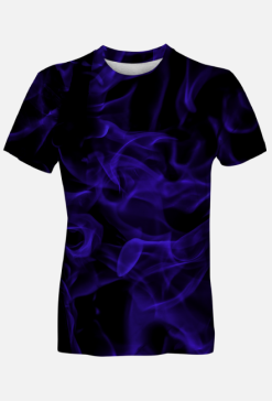 Koszulka męska Blue flames Fullprint