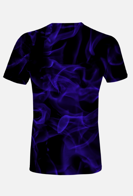 Koszulka męska Blue flames Fullprint