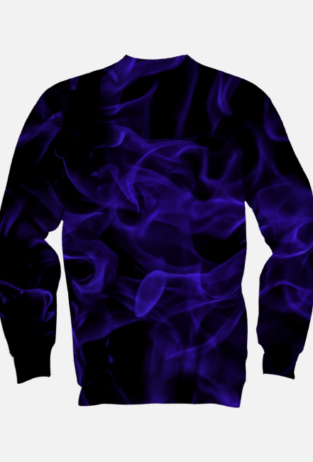 Bluza męska Blue flames Fullprint