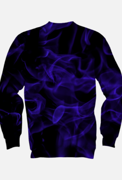 Bluza męska Blue flames Fullprint