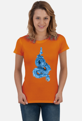 Koszulka damska Chinese dragon smok