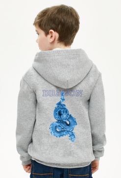 Bluza chłopięca z kapturem Dragon Smok