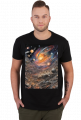 Koszulka Męska kosmos destrukcja #1