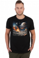 Koszulka Męska kosmos destrukcja #2