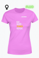 Koszulka "Eat Sleep Trance Repeat" z fluorescencyjnym nadrukiem – NONAME