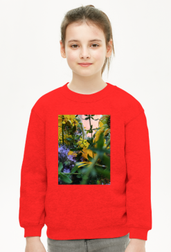Bluza dziewczęca Kolorowe kwiaty