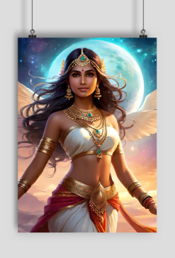 Plakat pionowy A2 Fantasy Ksiezniczka 1