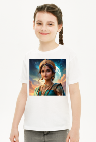 Dziecieca koszulka T-Shirt z nadrukiem Fantasy Ksiezniczka 2