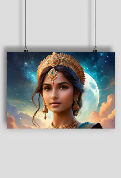 Plakat poziomy A2 Fantasy Ksiezniczka 2