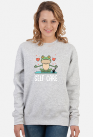 Bluza damska Żaba Joga Self Care