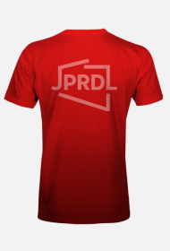 Koszulka JPRDL fullprint gradient męska czerwona