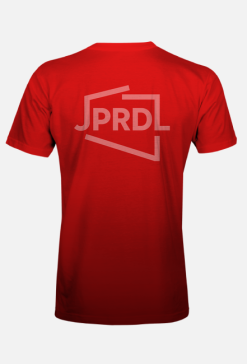 Koszulka JPRDL fullprint gradient męska czerwona